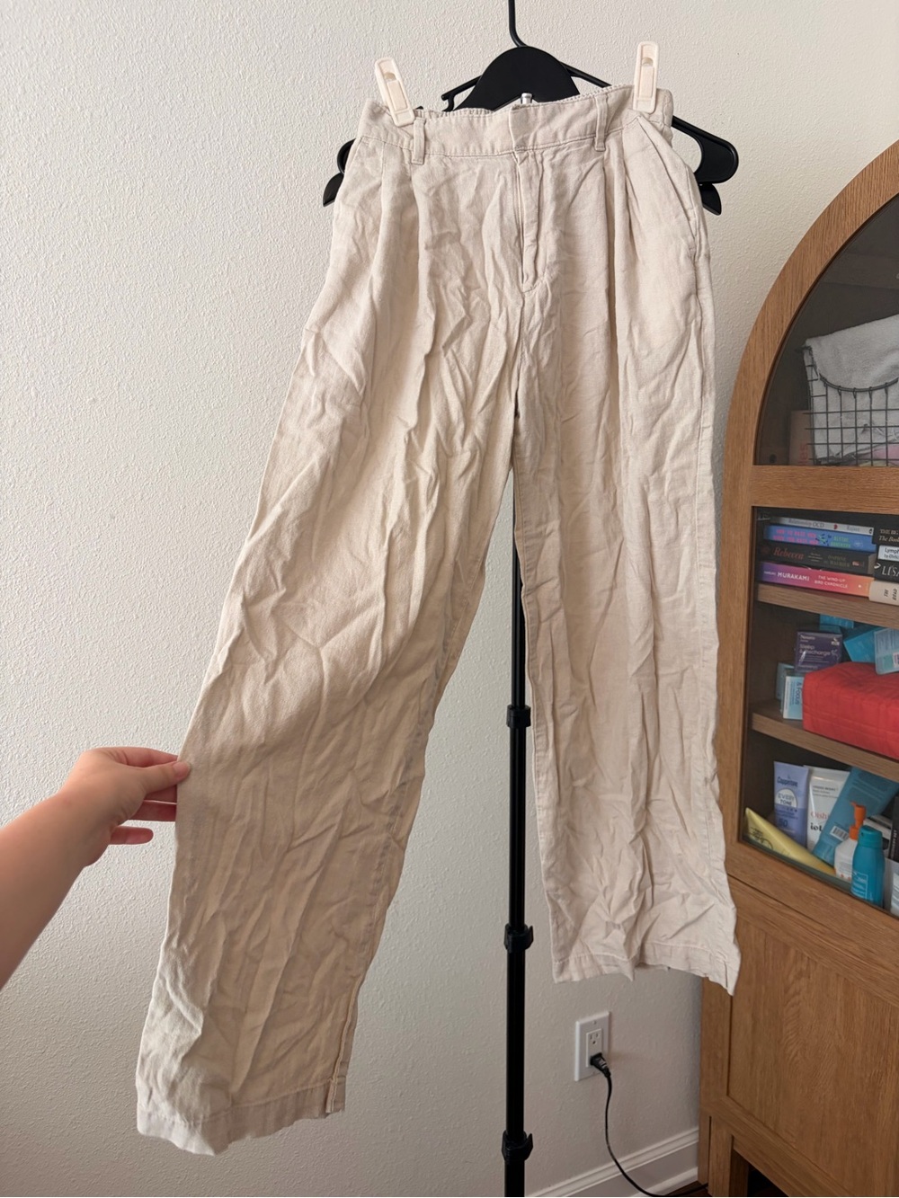 Gap Linen-Blend Easy Trousers